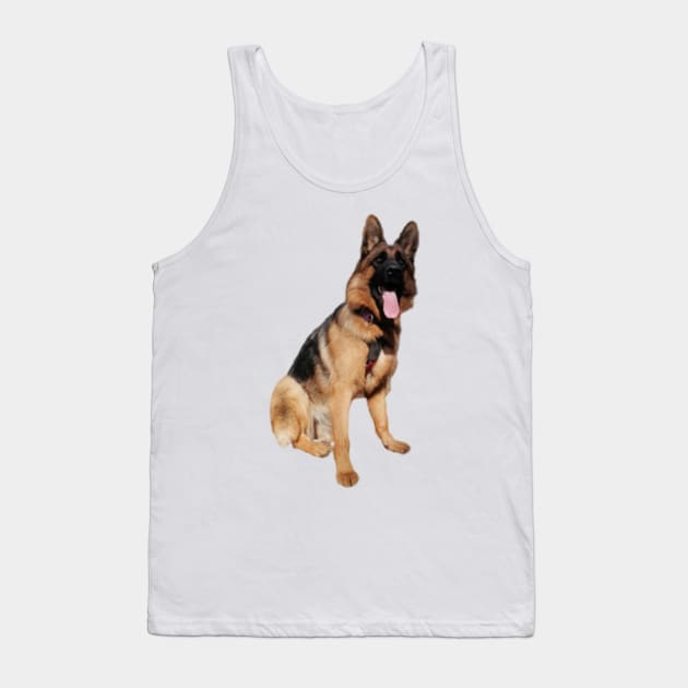 German Shepherd Dog Lovers Tank Top by Graffix